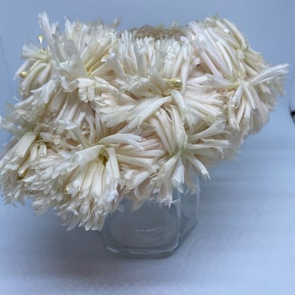 Vintage Pale Pink Flower Hat - Picture 2 of 7